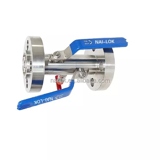 Dbb Double Block and Bleed Ball Valve with Screwed Bonnet Needle Construction