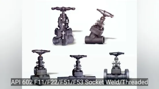 API 602 F11/F22/F51/F53 Приварка в раструб/резьба, класс 800